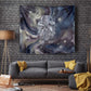 Egyptian Heh and Hauhet Tapestry Serpent Duo Design Cosmic Infinity and Eternal Balance Motif
