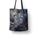 Egyptian Heh and Hauhet Tote Bag Serpent Duo Design Cosmic Infinity and Eternal Balance Motif
