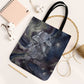 Egyptian Heh and Hauhet Tote Bag Serpent Duo Design Cosmic Infinity and Eternal Balance Motif