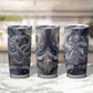 Egyptian Heh and Hauhet Tumbler Cup Serpent Duo Design Cosmic Infinity and Eternal Balance Motif