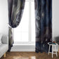 Egyptian Heh and Hauhet Window Curtain Serpent Duo Design Cosmic Infinity and Eternal Balance Motif