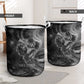 Kek and Kauket Egyptian Laundry Basket Primordial Darkness Design Cosmic Frogs and Serpents