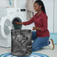 Kek and Kauket Egyptian Laundry Basket Primordial Darkness Design Cosmic Frogs and Serpents