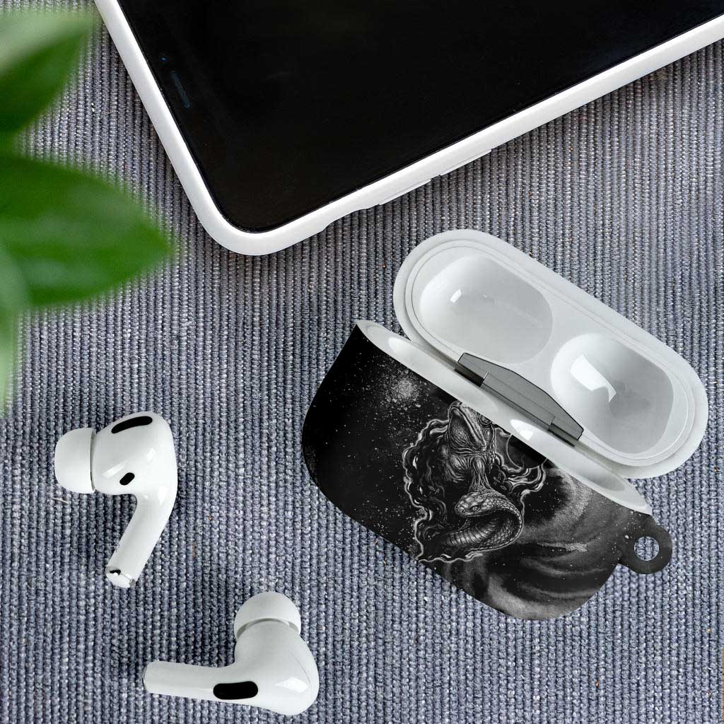 Kek and Kauket Egyptian AirPods Case Primordial Darkness Design Cosmic Frogs and Serpents