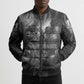 Kek and Kauket Egyptian Bomber Puffer Jacket Primordial Darkness Design Cosmic Frogs and Serpents