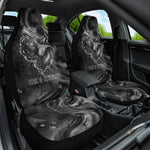 Kek and Kauket Egyptian Car Seat Cover Primordial Darkness Design Cosmic Frogs and Serpents