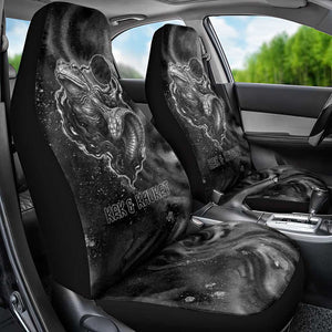 Kek and Kauket Egyptian Car Seat Cover Primordial Darkness Design Cosmic Frogs and Serpents