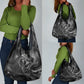 Kek and Kauket Egyptian Grocery Bag Primordial Darkness Design Cosmic Frogs and Serpents