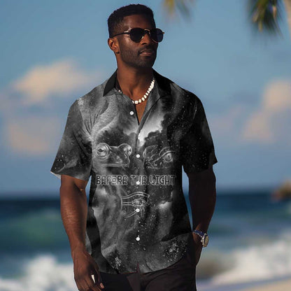 Kek and Kauket Egyptian Hawaiian Shirt Primordial Darkness Design Cosmic Frogs and Serpents