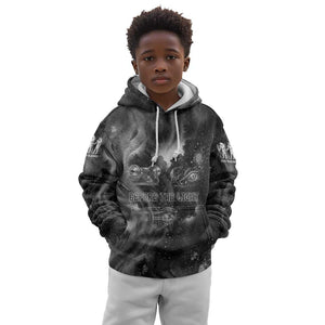 Kek and Kauket Egyptian Kid Hoodie Primordial Darkness Design Cosmic Frogs and Serpents