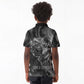 Kek and Kauket Egyptian Kid Polo Shirt Primordial Darkness Design Cosmic Frogs and Serpents