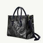 Kek and Kauket Egyptian Leather Bag Primordial Darkness Design Cosmic Frogs and Serpents