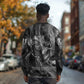 Kek and Kauket Egyptian Long Sleeve Shirt Primordial Darkness Design Cosmic Frogs and Serpents