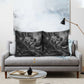 Kek and Kauket Egyptian Pillow Cover Primordial Darkness Design Cosmic Frogs and Serpents