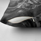 Kek and Kauket Egyptian Pillow Cover Primordial Darkness Design Cosmic Frogs and Serpents