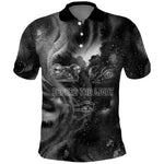 Kek and Kauket Egyptian Polo Shirt Primordial Darkness Design Cosmic Frogs and Serpents