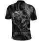 Kek and Kauket Egyptian Polo Shirt Primordial Darkness Design Cosmic Frogs and Serpents