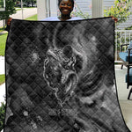 Kek and Kauket Egyptian Quilt Primordial Darkness Design Cosmic Frogs and Serpents