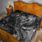 Kek and Kauket Egyptian Quilt Primordial Darkness Design Cosmic Frogs and Serpents