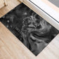 Kek and Kauket Egyptian Rubber Doormat Primordial Darkness Design Cosmic Frogs and Serpents