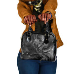 Kek and Kauket Egyptian Shoulder Handbag Primordial Darkness Design Cosmic Frogs and Serpents