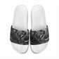 Kek and Kauket Egyptian Slide Sandals Primordial Darkness Design Cosmic Frogs and Serpents