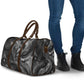 Kek and Kauket Egyptian Travel Bag Primordial Darkness Design Cosmic Frogs and Serpents