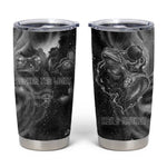 Kek and Kauket Egyptian Tumbler Cup Primordial Darkness Design Cosmic Frogs and Serpents