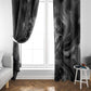 Kek and Kauket Egyptian Window Curtain Primordial Darkness Design Cosmic Frogs and Serpents