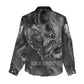Kek and Kauket Egyptian Women Casual Shirt Primordial Darkness Design Cosmic Frogs and Serpents
