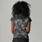Kek and Kauket Egyptian Women V-Neck T-Shirt Primordial Darkness Design Cosmic Frogs and Serpents