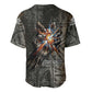 Egypt Kek and Kauket Baseball Jersey Ancient Void Theme with Frog and Serpent Duality