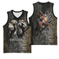 Egypt Kek and Kauket Basketball Jersey Ancient Void Theme with Frog and Serpent Duality