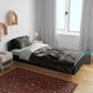 Egypt Kek and Kauket Bedding Set Ancient Void Theme with Frog and Serpent Duality