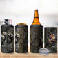 Egypt Kek and Kauket 4 in 1 Can Cooler Tumbler Ancient Void Theme with Frog and Serpent Duality