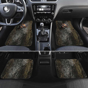 Egypt Kek and Kauket Car Mats Ancient Void Theme with Frog and Serpent Duality