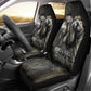 Egypt Kek and Kauket Car Seat Cover Ancient Void Theme with Frog and Serpent Duality