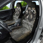 Egypt Kek and Kauket Car Seat Cover Ancient Void Theme with Frog and Serpent Duality