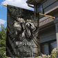 Egypt Kek and Kauket Garden Flag Ancient Void Theme with Frog and Serpent Duality