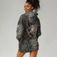 Egypt Kek and Kauket Hoodie Dress Ancient Void Theme with Frog and Serpent Duality