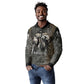 Egypt Kek and Kauket Long Sleeve Polo Shirt Ancient Void Theme with Frog and Serpent Duality