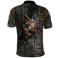 Egypt Kek and Kauket Polo Shirt Ancient Void Theme with Frog and Serpent Duality