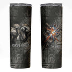 Egypt Kek and Kauket Skinny Tumbler Ancient Void Theme with Frog and Serpent Duality