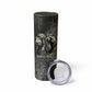 Egypt Kek and Kauket Skinny Tumbler Ancient Void Theme with Frog and Serpent Duality
