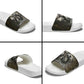 Egypt Kek and Kauket Slide Sandals Ancient Void Theme with Frog and Serpent Duality