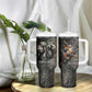 Egypt Kek and Kauket Tumbler With Handle Ancient Void Theme with Frog and Serpent Duality