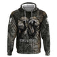 Egypt Kek and Kauket Zip Hoodie Ancient Void Theme with Frog and Serpent Duality