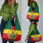 African Ghana Grocery Bag Flag with Coat of Arms Simple Design