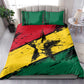 Afro Ghana Lion Bedding Set Star Grunge Style