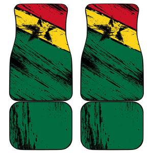 Afro Ghana Lion Car Mats Star Grunge Style